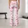 Coral and Blush Bow Motifs for Yoga, Pilates, Commuting and Everyday Errands Leggings - 10