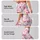 Coral and Blush Bow Motifs for Yoga, Pilates, Commuting and Everyday Errands Leggings - 8