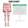 Coral and Blush Bow Motifs for Yoga, Pilates, Commuting and Everyday Errands Leggings - 1