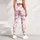 Coral and Blush Bow Motifs for Yoga, Pilates, Commuting and Everyday Errands Leggings - 6