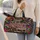 Psychedelic Camper Van Neon Colors for Festival Travel and Weekend Adventures Quilted Weekend Bag - 2
