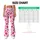 Pink Heart Motifs for Yoga, Pilates and Everyday Wear for Women Leggings - 7