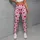 Pink Heart Motifs for Yoga, Pilates and Everyday Wear for Women Leggings - 4