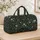Midnight Garden Wildflowers for Courtyard Strolls and Relaxed Weekend Getaways Quilted Weekend Bag - 4
