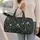 Midnight Garden Wildflowers for Courtyard Strolls and Relaxed Weekend Getaways Quilted Weekend Bag - 2