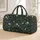 Midnight Garden Wildflowers for Courtyard Strolls and Relaxed Weekend Getaways Quilted Weekend Bag - 1