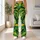 Emerald Yellow Black Brushstrokes for Yoga Pilates and Casual Activewear Leggings - 11