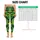 Emerald Yellow Black Brushstrokes for Yoga Pilates and Casual Activewear Leggings - 1