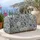 Indigo Seashells, Starfish and Harbor Shells for Coastal Beach Getaways and Summer Travel Quilted Weekend Bag - 5