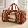 Vintage Santa Holly And Candy Stripes For Cozy Christmas Holiday Getaways Quilted Weekend Bag - 1