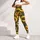 Golden Sunflowers on Charcoal for Yoga, Pilates, and Everyday Outings Leggings - 5