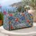 Cobalt Botanical Watermelon Foliage for Sunny Beach Days and Relaxed Weekend Getaways Quilted Weekend Bag - 5