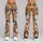 Playful Cat And Dog Faces For Yoga, Pilates, Gym Sessions And Everyday City Outings Leggings - 9