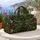 Woodland Dragonflies and Wildflowers for Rustic Nature-Loving Outdoor Getaways Quilted Weekend Bag - 5