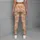 Peach Daisy Checkered Florals for Yoga, Pilates, and Relaxed Everyday Style for Women Leggings - 6