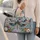 Wildflower Dragonflies for Mountain Meadow Travel and Outdoor Getaways for Nature Lovers Quilted Weekend Bag - 2