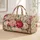 Blush Peony and Sage Florals for Weekend Getaways, Beach Days and Everyday Travel Quilted Weekend Bag - 1