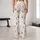 Soft Taupe Cat Paw Motifs for Relaxed Pilates, Yoga, and Everyday Casual Wear Leggings - 10