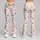 Soft Taupe Cat Paw Motifs for Relaxed Pilates, Yoga, and Everyday Casual Wear Leggings - 9