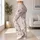 Soft Taupe Cat Paw Motifs for Relaxed Pilates, Yoga, and Everyday Casual Wear Leggings - 12
