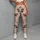 Playful Puppy and Paw Print for Yoga Pilates and Everyday Wear Leggings - 5