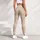 Ivory Paisley Flourishes for Yoga, Pilates and Relaxed Everyday Style Leggings - 5