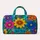 Oversized Rainbow Wildflowers for Alpine Getaways, Sunny Escapes and Road Trips Quilted Weekend Bag - 6