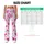 Pink Heart Motif for Yoga, Pilates, Commuting and Everyday Casual Style Leggings - 7