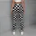 Black White Checkerboard With Cute Cat Faces for Yoga Pilates and Everyday Wear Leggings - 6