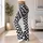 Black White Checkerboard With Cute Cat Faces for Yoga Pilates and Everyday Wear Leggings - 11