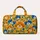 Cheerful Cat Faces with Sunny Polka Dots for Beach Days and Weekend Getaway Adventures Quilted Weekend Bag - 6