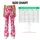 Soft Pink Heart Motifs for Yoga, Pilates and Everyday Wellness for Active Women Leggings - 7
