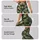 Dark Green Woodland Camouflage for Yoga Pilates and Everyday Activewear Leggings - 2