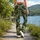 Dark Green Woodland Camouflage for Yoga Pilates and Everyday Activewear Leggings - 12