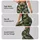 Dark Green Woodland Camouflage for Yoga Pilates and Everyday Activewear Leggings - 2