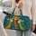 Smiling Yellow And Orange Giraffes For Joyful Garden Strolls And Weekend Escapes Quilted Weekend Bag - 2