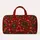 Red Holly, Candy Cane and Snowflake Motifs for Festive Christmas Holiday Getaways Quilted Weekend Bag - 6