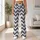 Monochrome Hand-Drawn Zigzag Style for Yoga, Pilates, and Everyday Wear for Women Leggings - 11