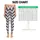 Monochrome Hand-Drawn Zigzag Style for Yoga, Pilates, and Everyday Wear for Women Leggings - 1