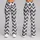 Monochrome Hand-Drawn Zigzag Style for Yoga, Pilates, and Everyday Wear for Women Leggings - 9