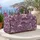 Lilac Scalloped Plum Blossoms for Peaceful Meadow Strolls and Weekend Getaways Quilted Weekend Bag - 5