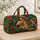 Palomino Horse with Tropical Hibiscus and Leaf Mane for Relaxed Island Travel Escapes Quilted Weekend Bag - 4