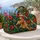 Palomino Horse with Tropical Hibiscus and Leaf Mane for Relaxed Island Travel Escapes Quilted Weekend Bag - 5