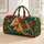 Palomino Horse with Tropical Hibiscus and Leaf Mane for Relaxed Island Travel Escapes Quilted Weekend Bag - 1