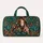 Spotted Horse With Teal Feather Mane For Southwest Travel And Wildflower Getaways Quilted Weekend Bag - 6