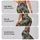 Olive Gray Woodland Camo for Yoga, Pilates, and Everyday Active Lifestyle Wear Leggings - 2