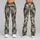 Olive Gray Woodland Camo for Yoga, Pilates, and Everyday Active Lifestyle Wear Leggings - 9