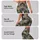 Olive Gray Woodland Camo for Yoga, Pilates, and Everyday Active Lifestyle Wear Leggings - 2