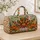 Autumn Turkey Harvest with Pumpkins and Corn for Cozy Seasonal Weekend Getaways Quilted Weekend Bag - 4