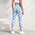 Sky Blue and White Checkerboard Style for Yoga, Pilates, and Everyday Activewear Looks Leggings - 4
